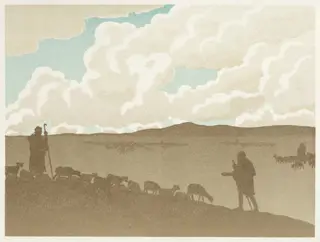 The Wandering Jew: The Plain, by Henri Rivière, 1896