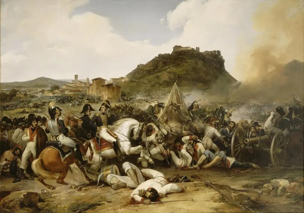 Battle of Castalla, July 21, 1812, by Jean-Charles Langlois, oil, 1836