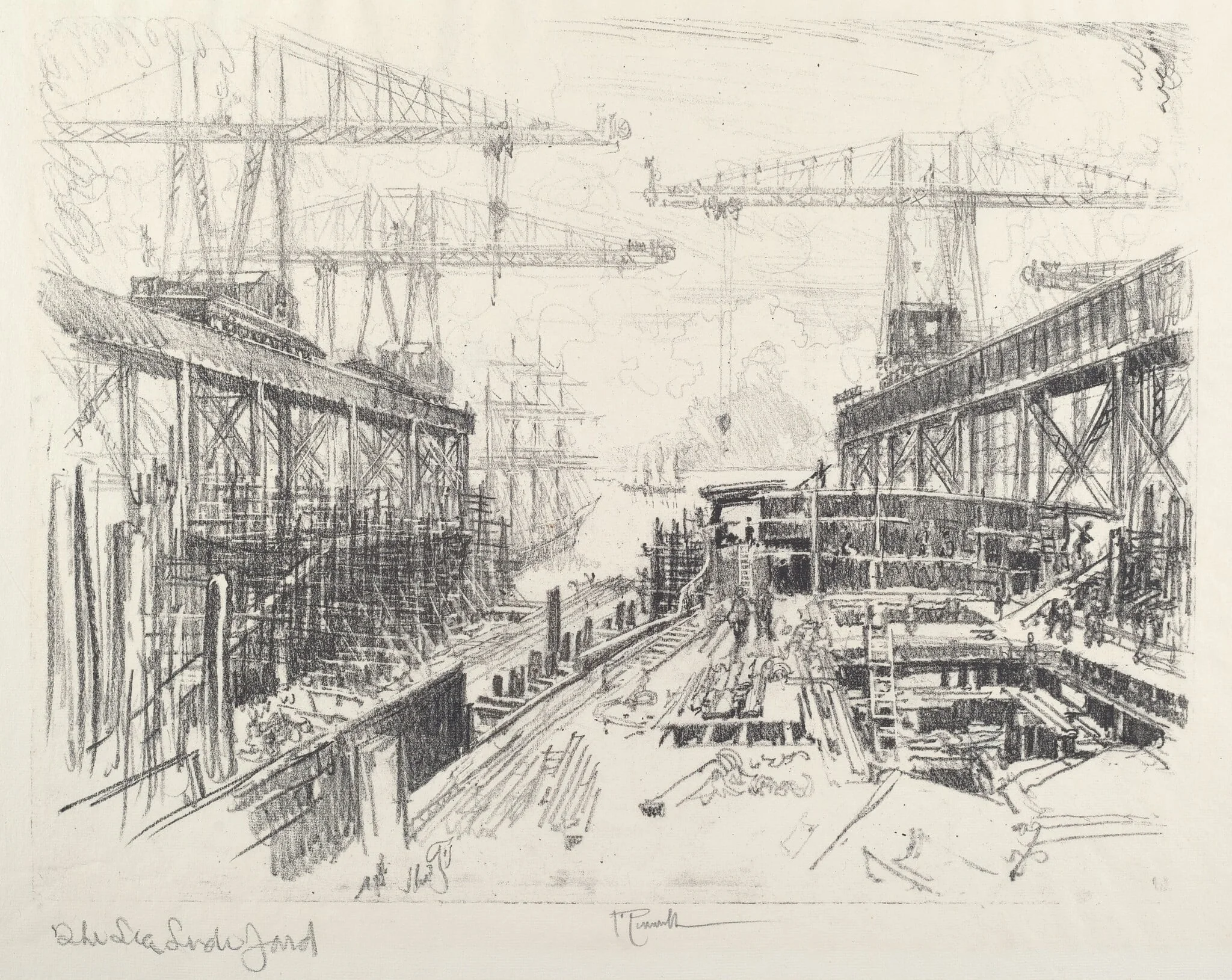 The Sea Lord's Yard, detail