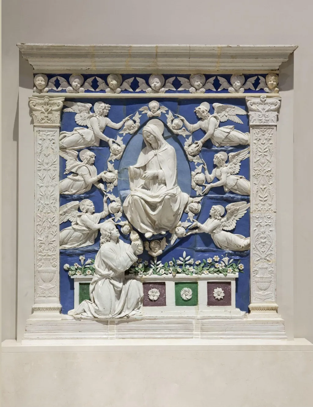The Assumption of the Virgin, by Andrea della Robbia, 1486