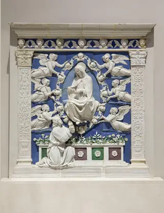 The Assumption of the Virgin, by Andrea della Robbia, 1486