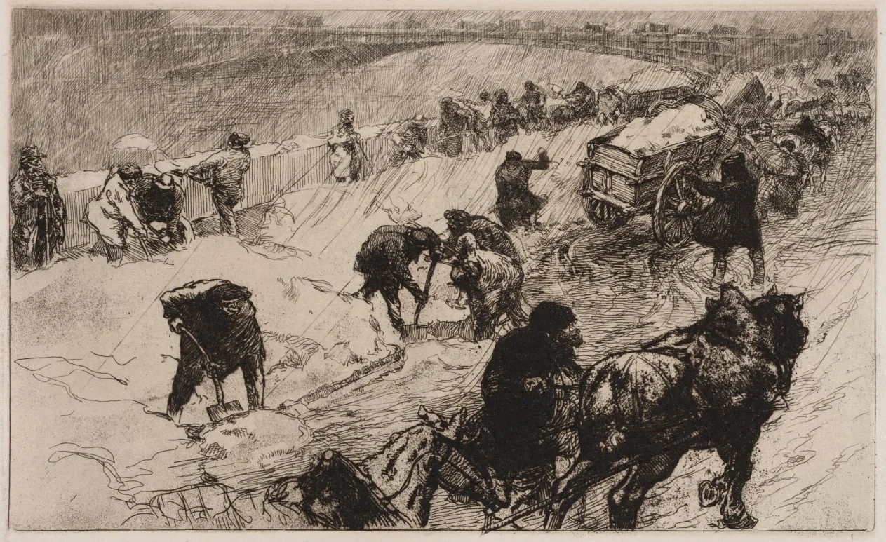 Snowball Fight: Quai aux Fleurs, detail