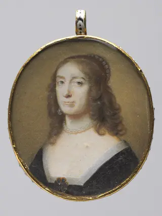 Portrait of Elizabeth Stuart, Electress Palatine and Queen of Bohemia, by Alexander Cooper, unspecified, 1630