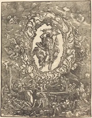 The Resurrection, by Albrecht Altdorfer, ink, 1512