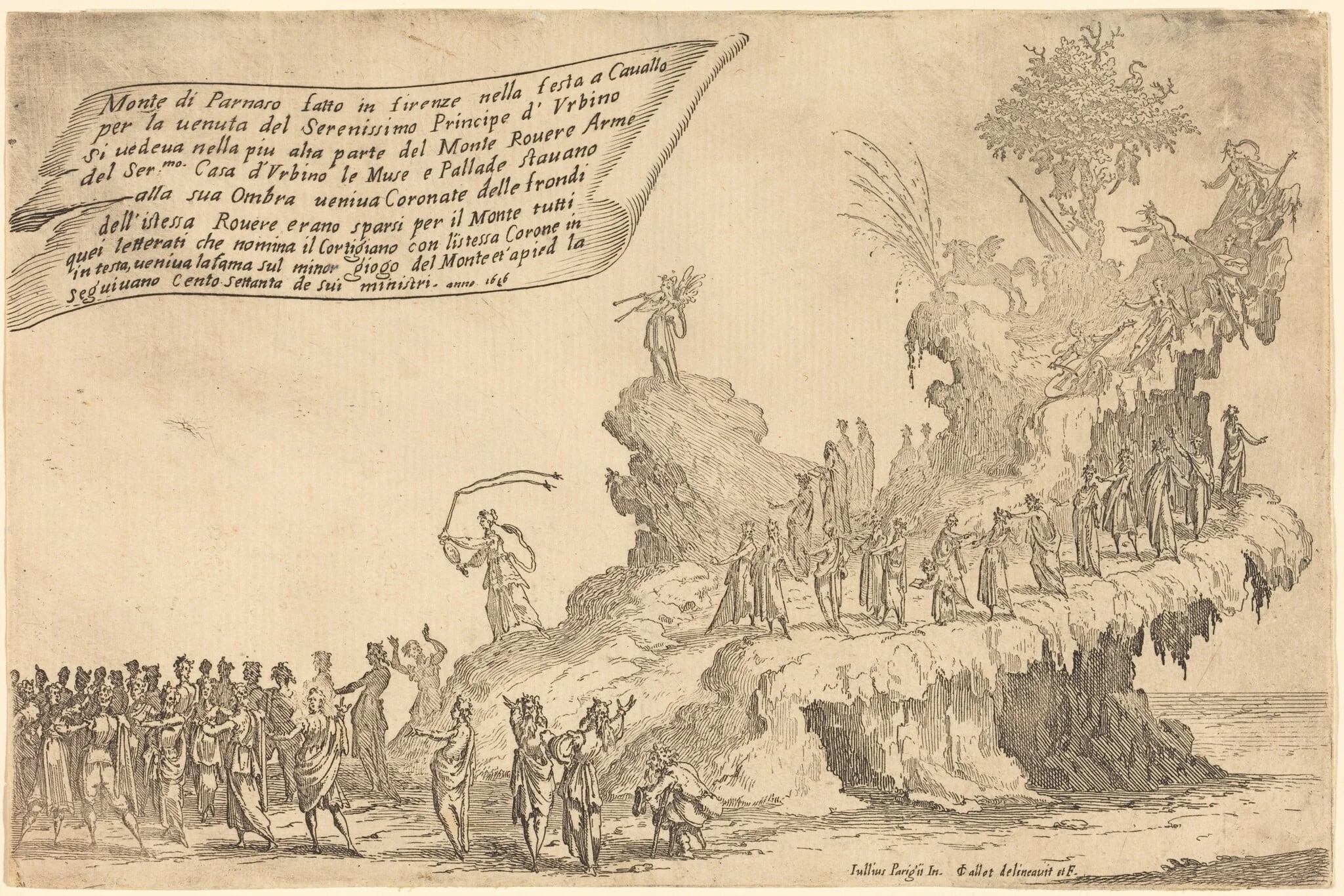 The Float of Mount Parnassus, detail
