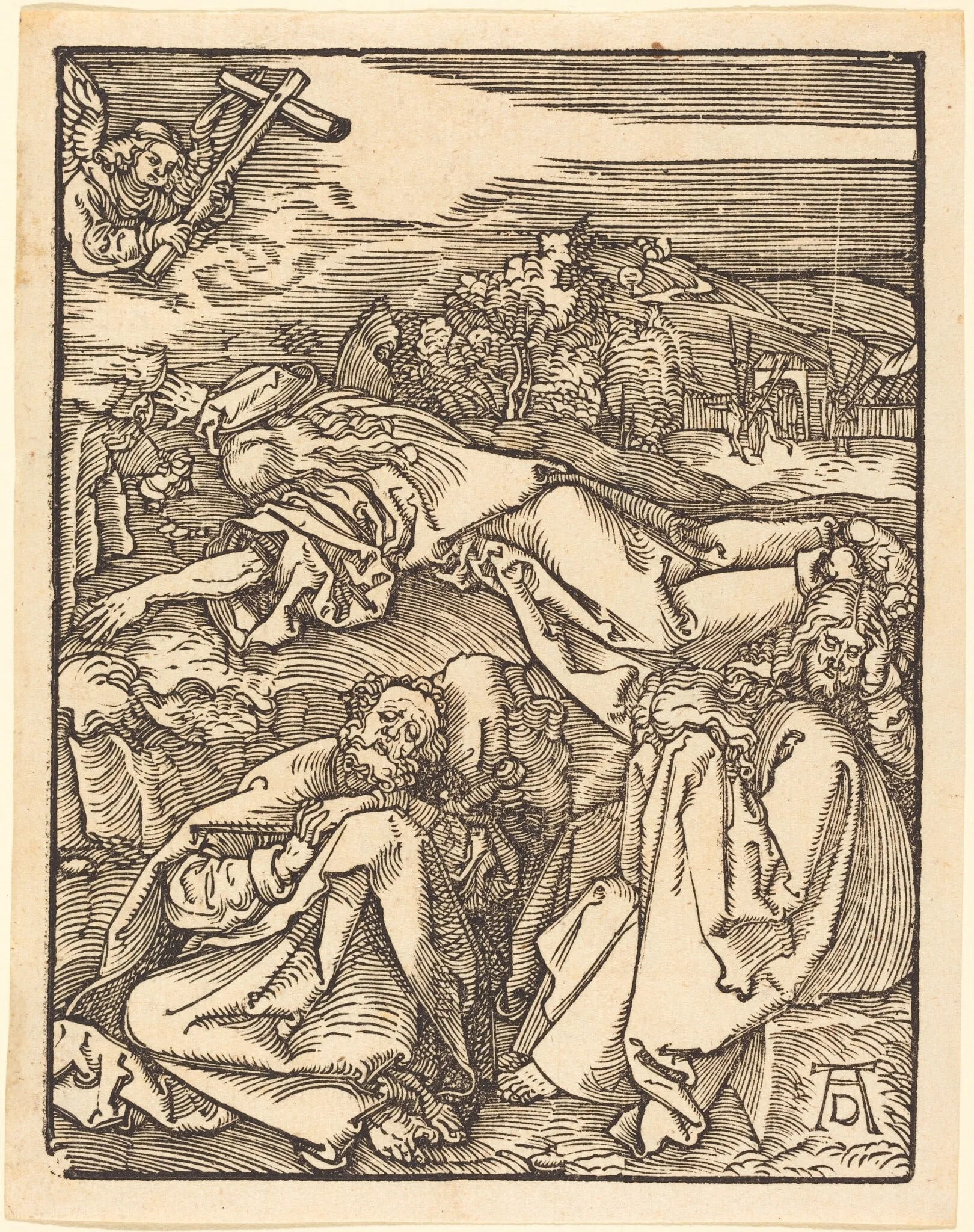 Christ on the Mount of Olives, detail