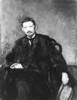 Alphonso T. Clearwater, by August Franzén, oil, 1900