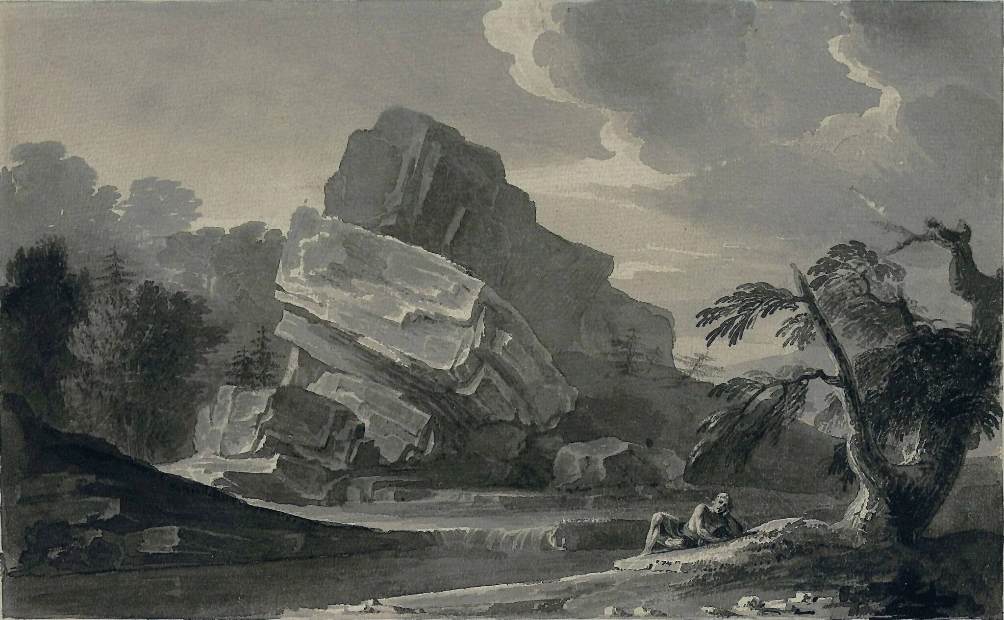 The great rocks, detail