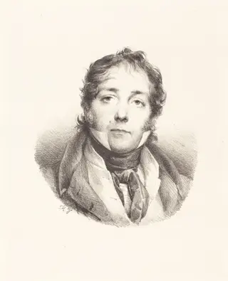Le General Comte Sebastiani, by Horace Vernet, ink, 1826