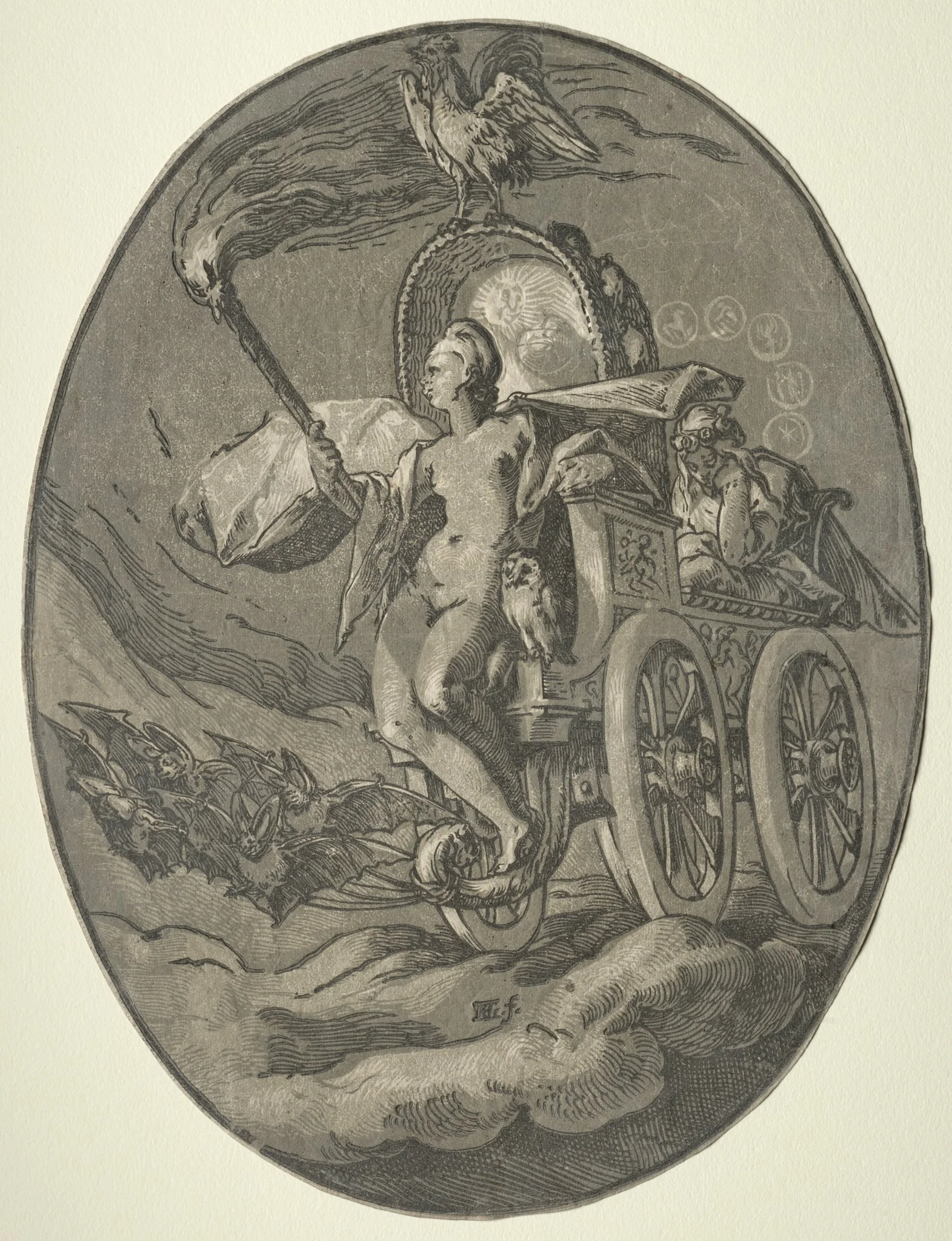 Seven Deities: Nox (Night), detail