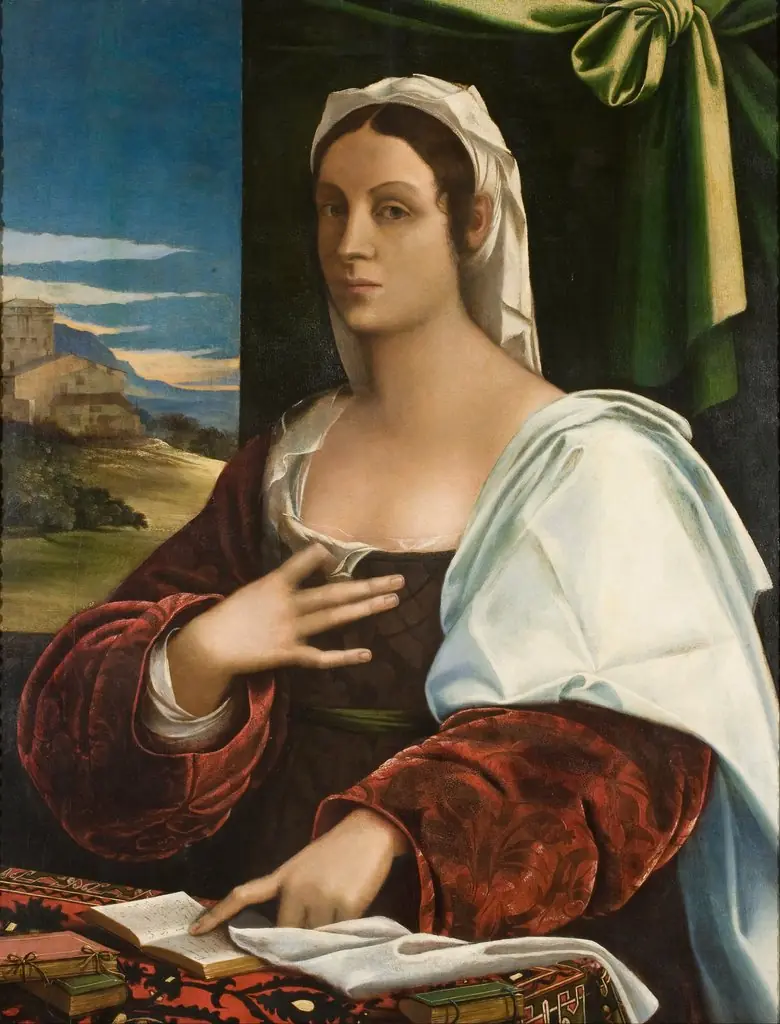 Vittoria Colonna [?], by Sebastiano del Piombo, oil, 1520