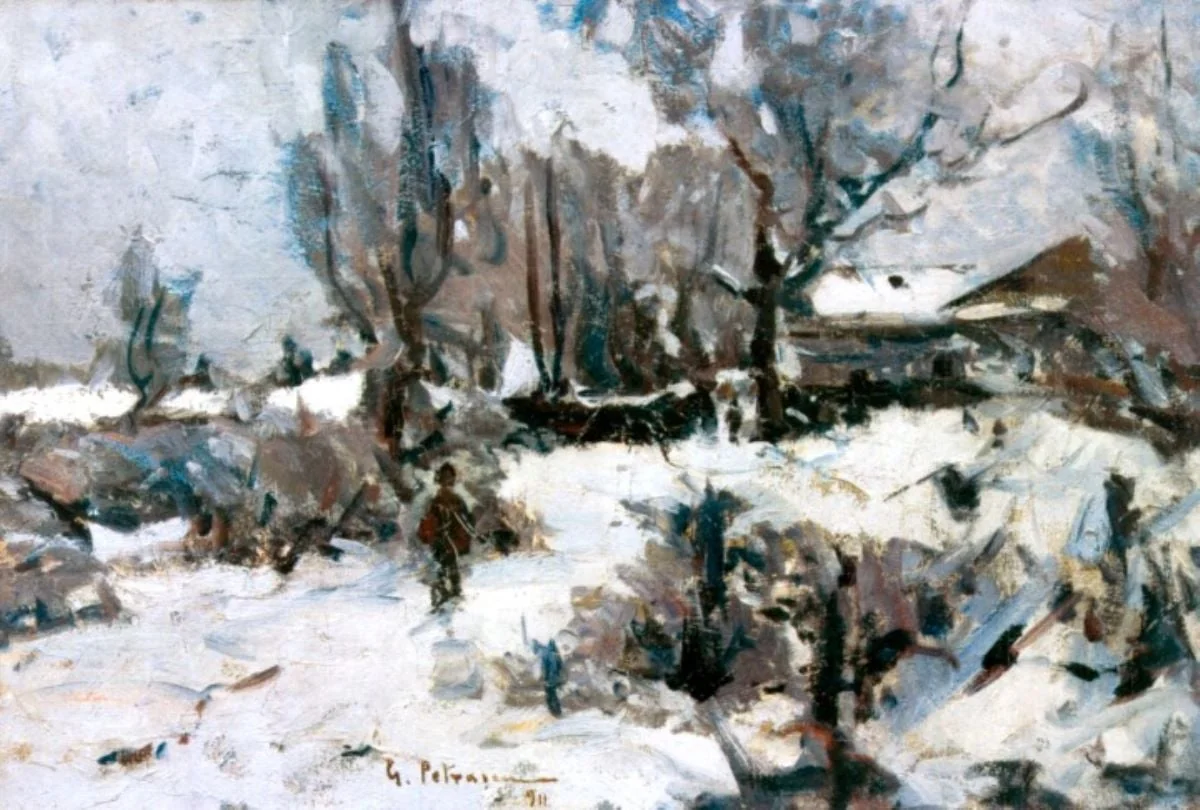 Iarna, detail