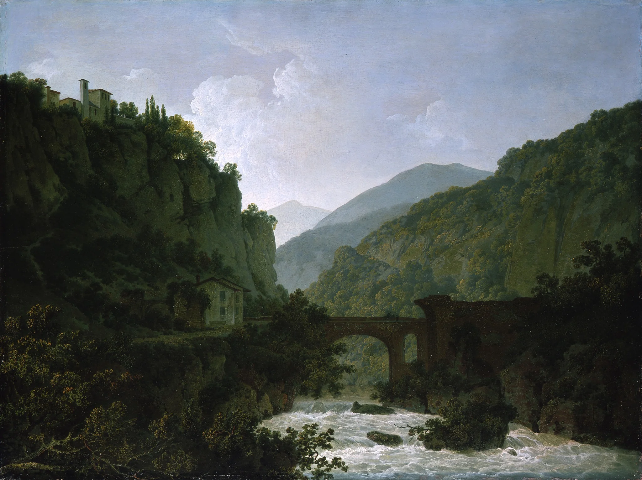 The Monastery of S. Cosimato, detail