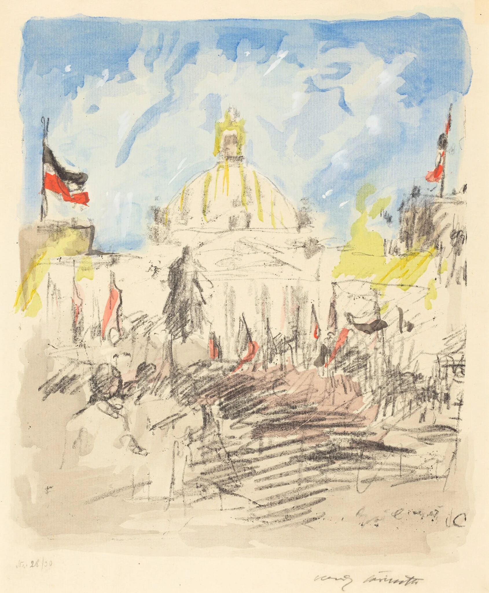 Bismarckfeier (Celebration for Bismarck), detail