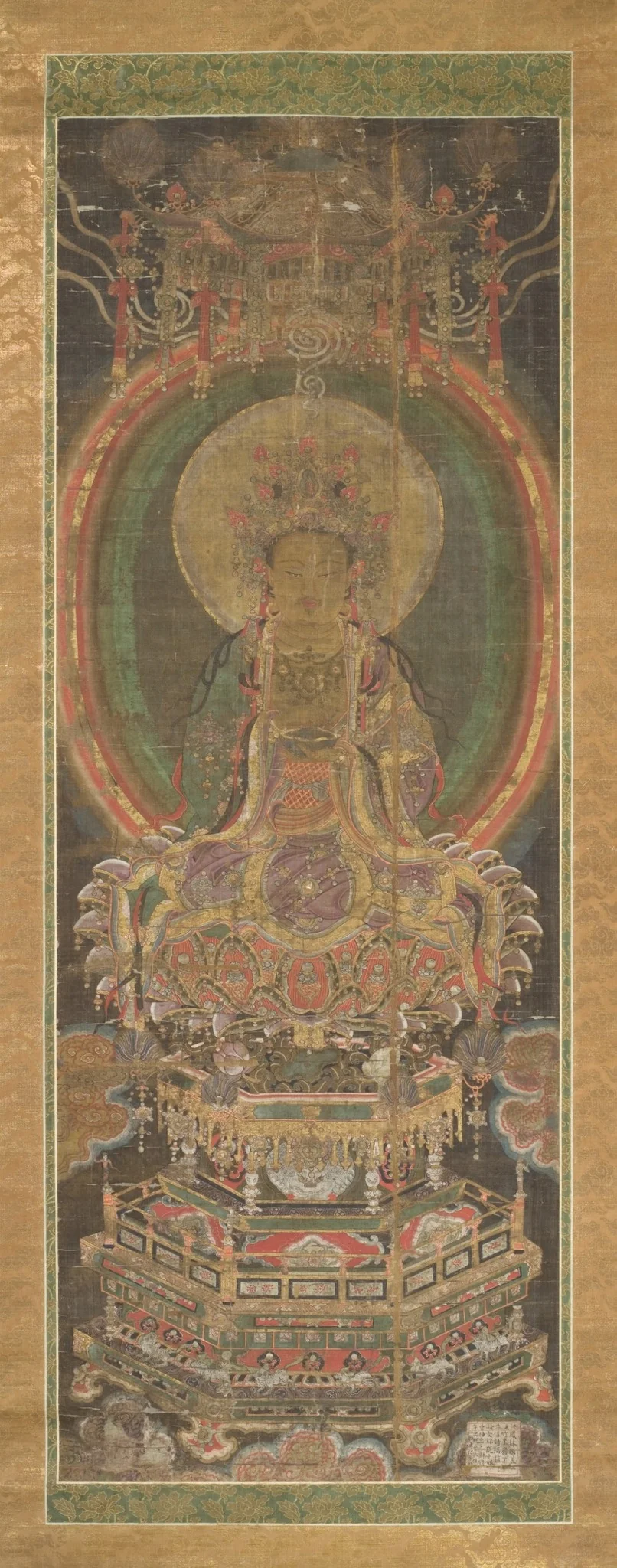 Avalokiteshvara (Guanyin), the Bodhisattva of Compassion, detail