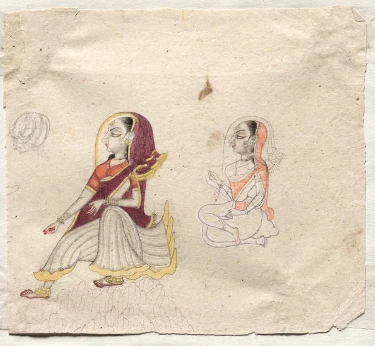 Two Women, detail