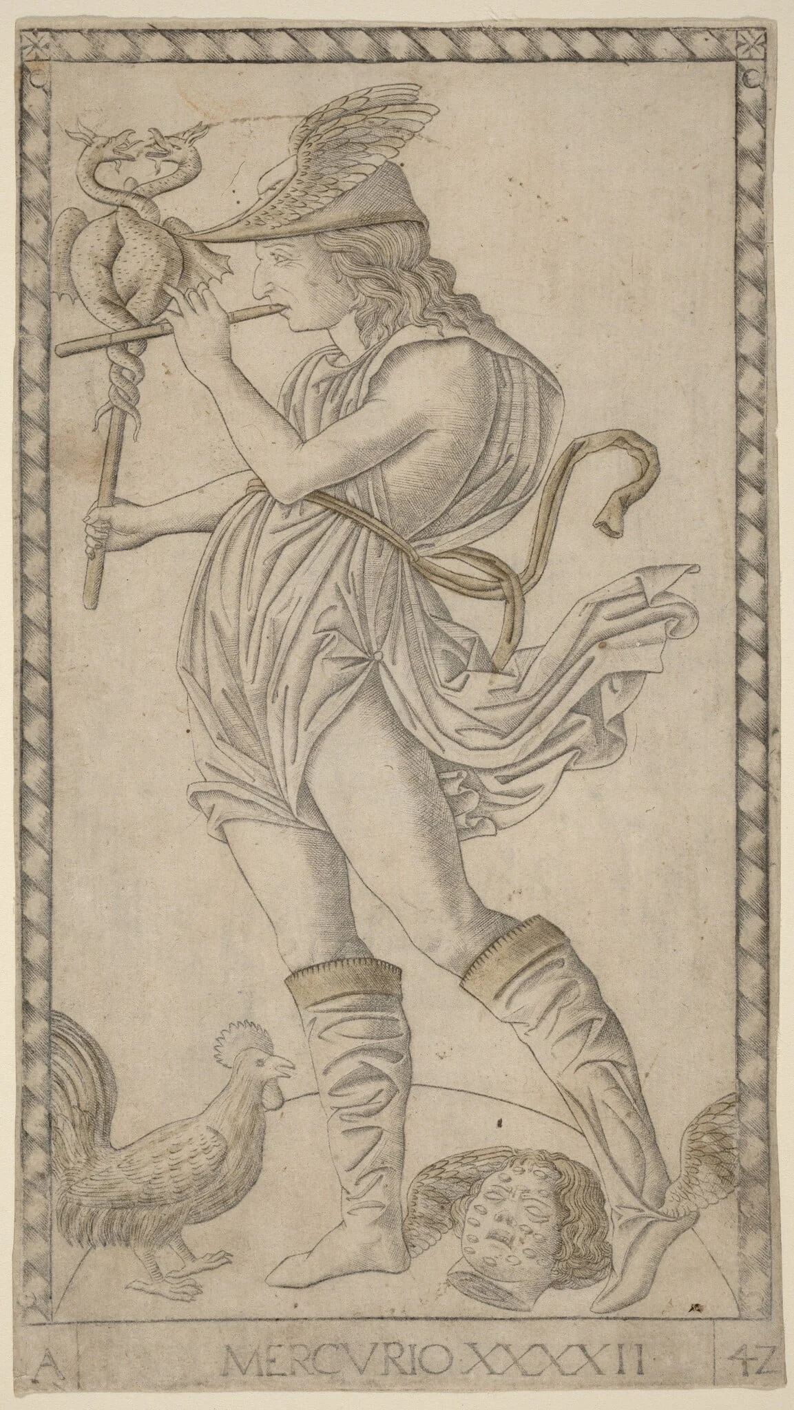 Mercurio (Mercury), detail
