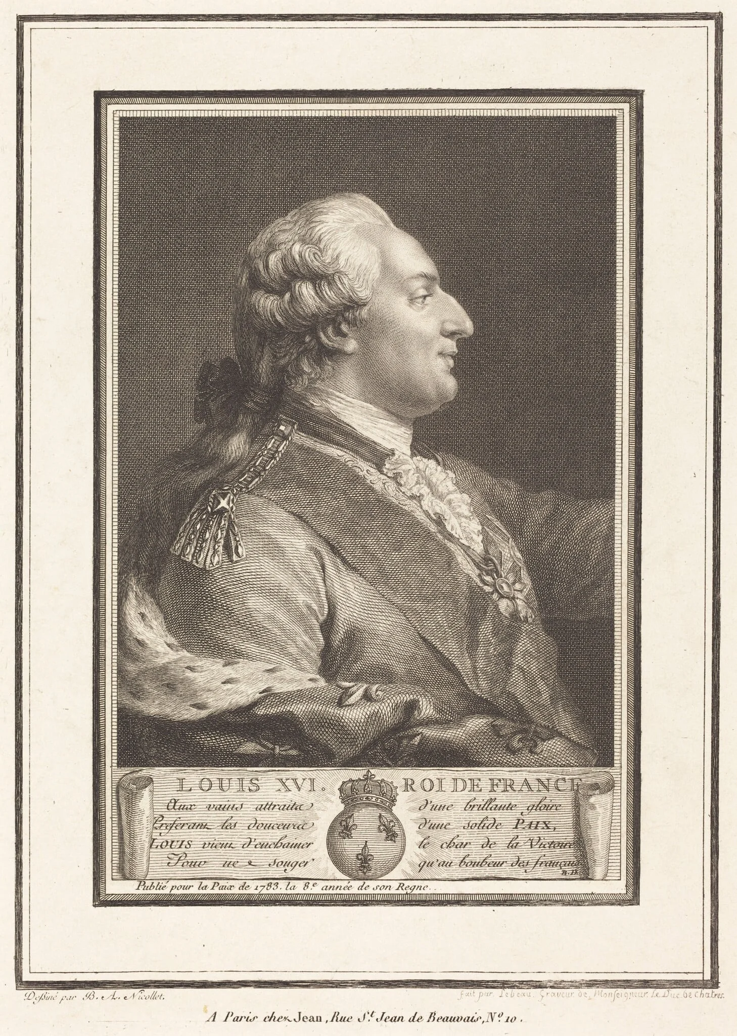 Louis XVI, Roi de France, detail