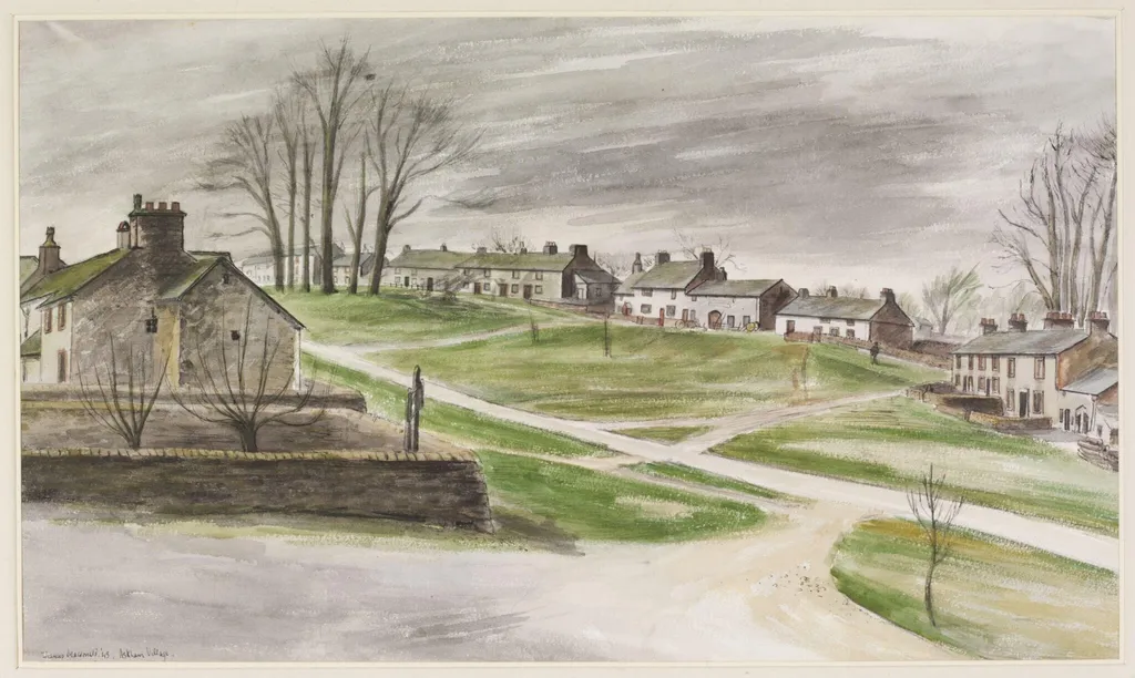 Askham Village, Westmorland, by Frances Macdonald, watercolor