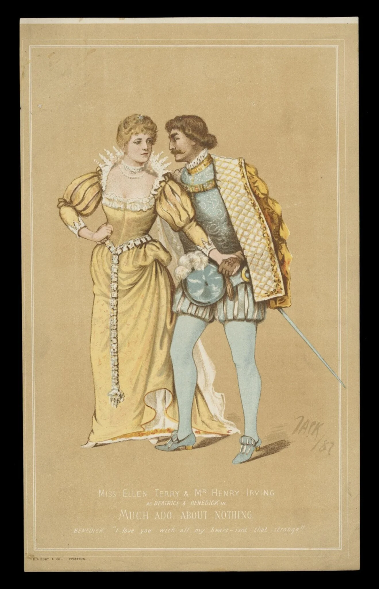 H Beard Print Collection, detail