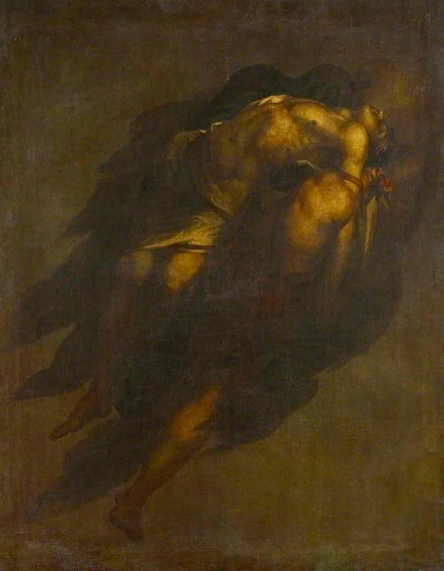 The Dead Sarpedon, Borne by Sleep and Death (from Homer's 'The Iliad'), detail