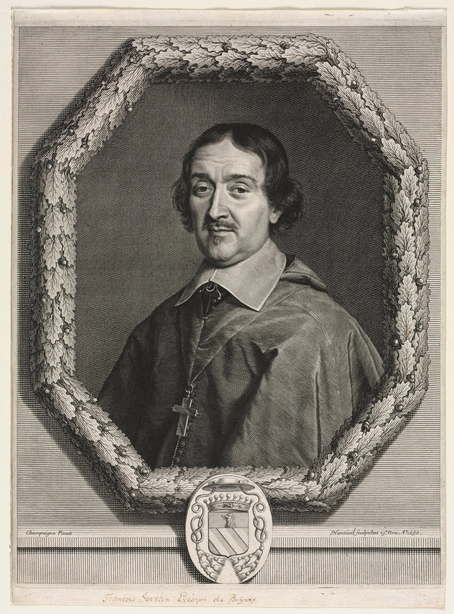 François Servien, Bishop of Bayeux, detail