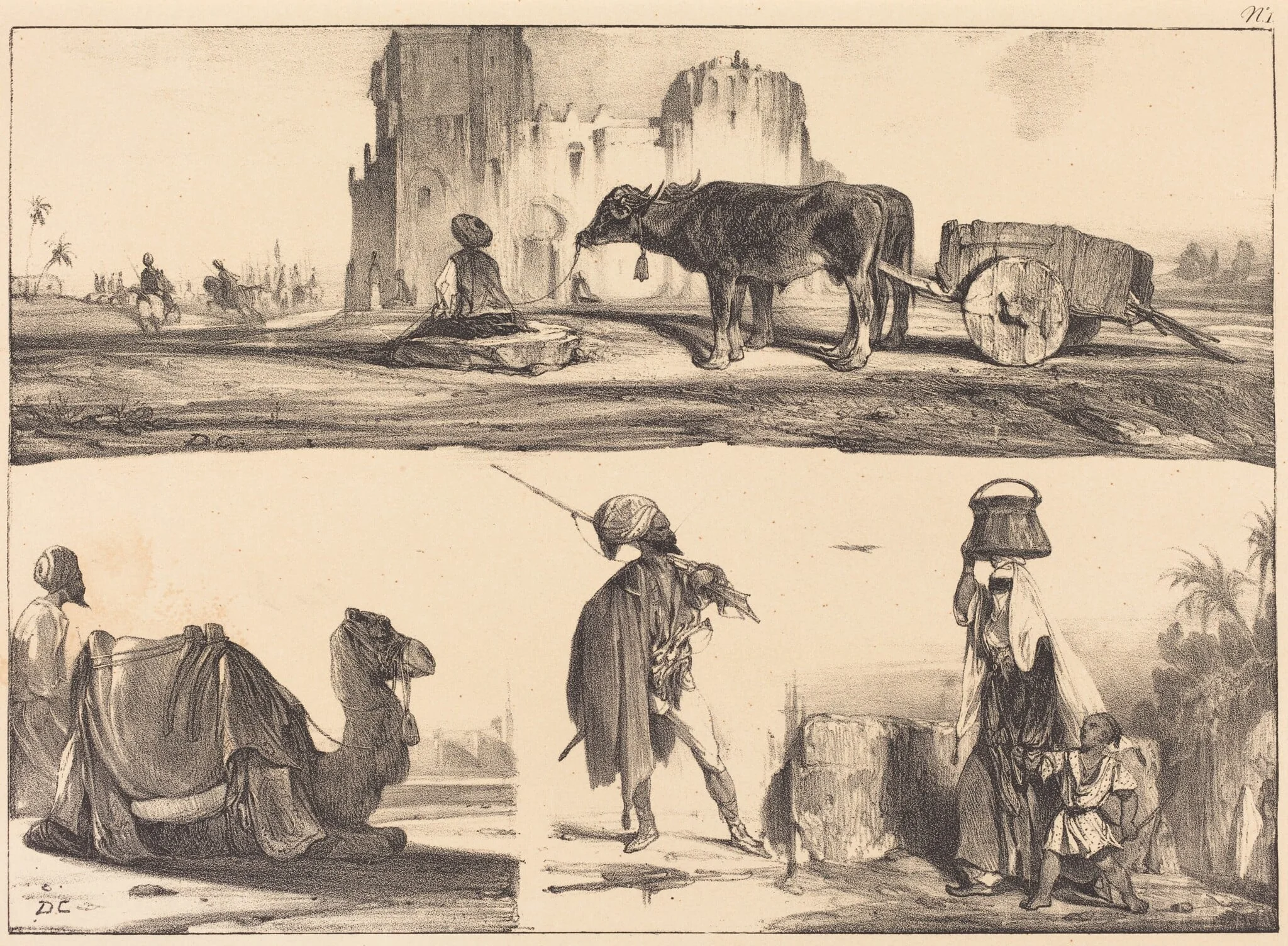 Oriental Vignettes, detail