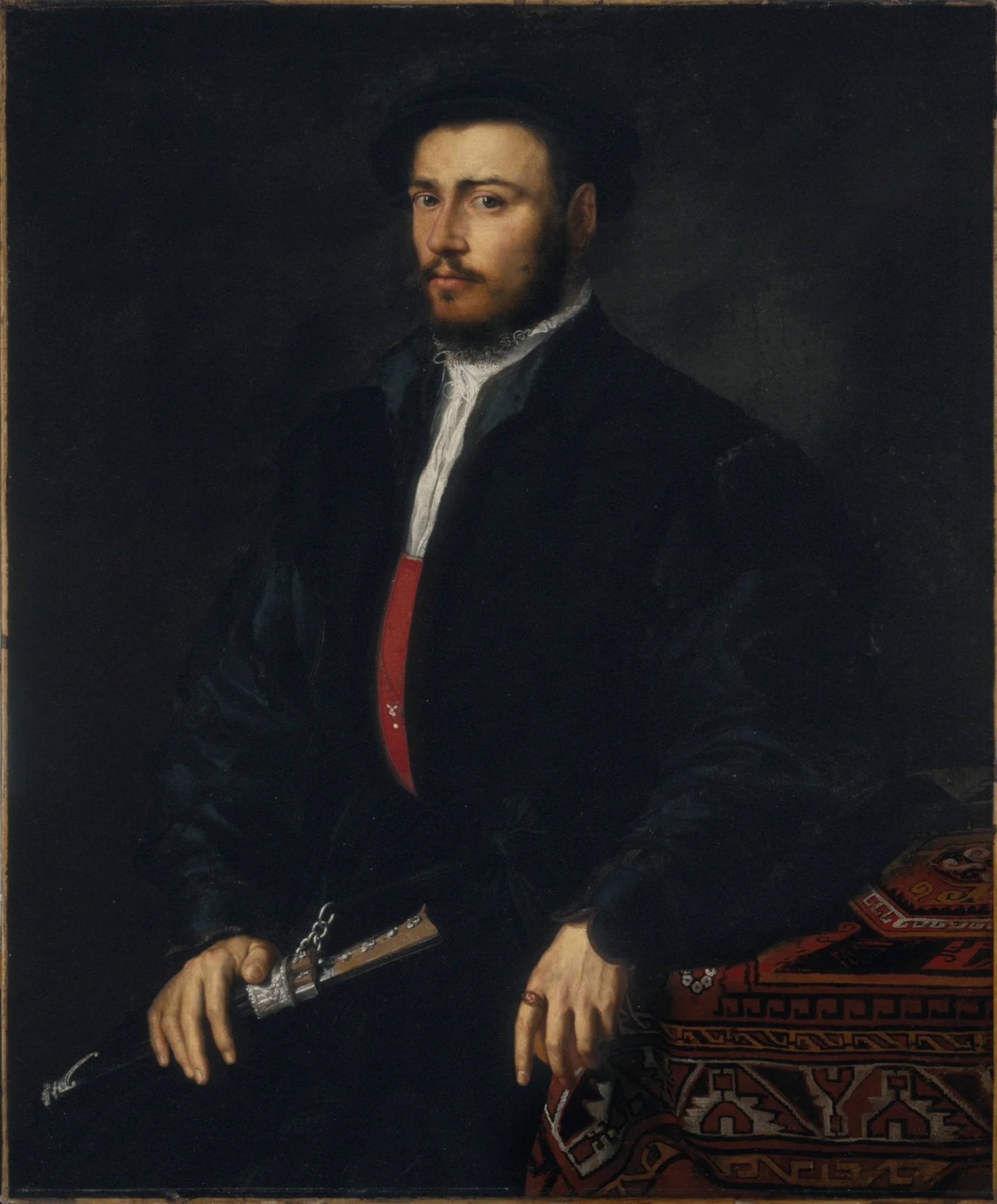 Portrait of a Young Nobleman, detail