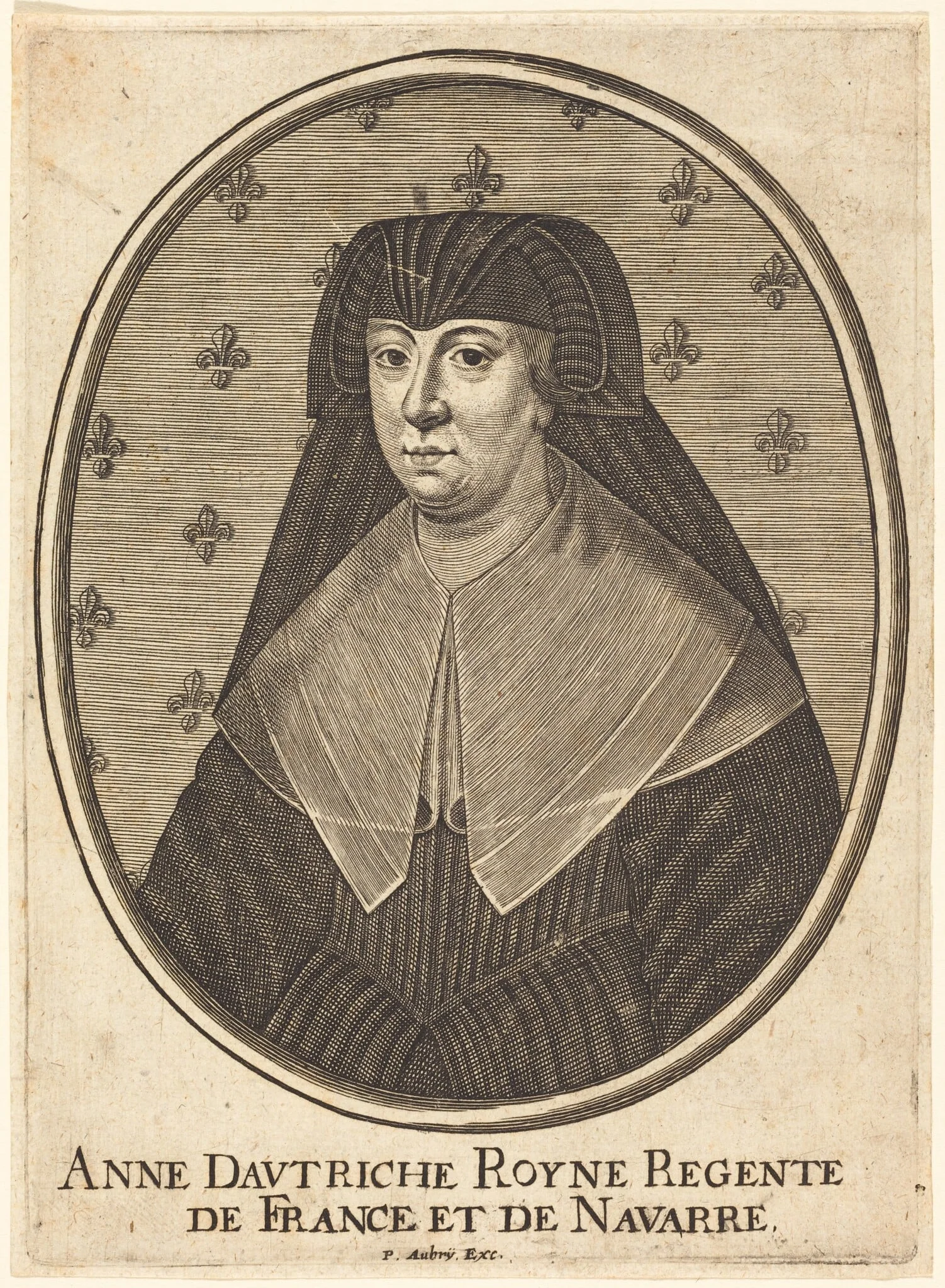 Anne of Austria, detail