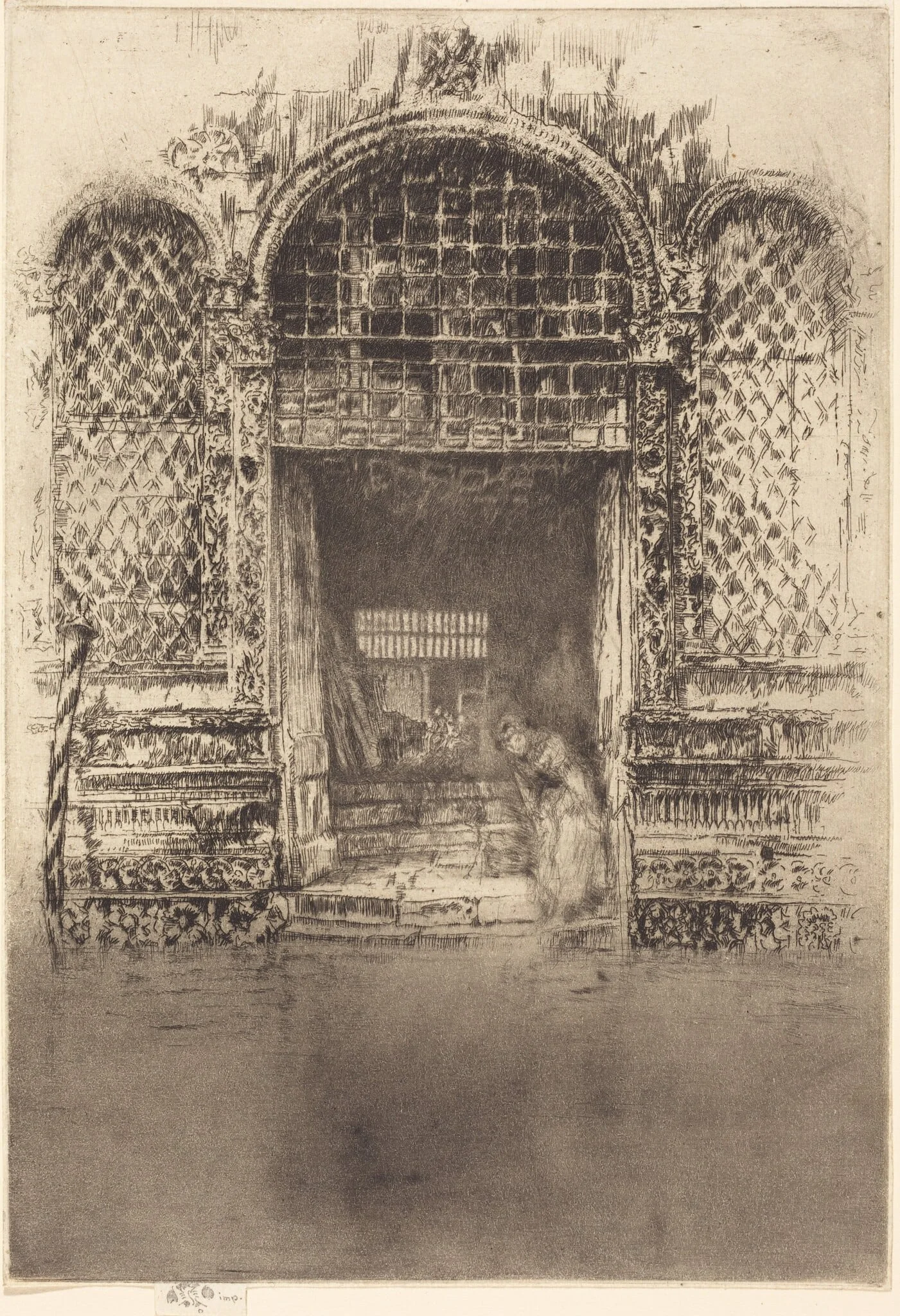 The Doorway, detail