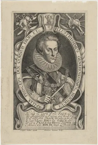 Henrici VIII Angliae, Franciae et Hiberniam Rex (King Henry VIII), by Francis Delaram, ink, 1608