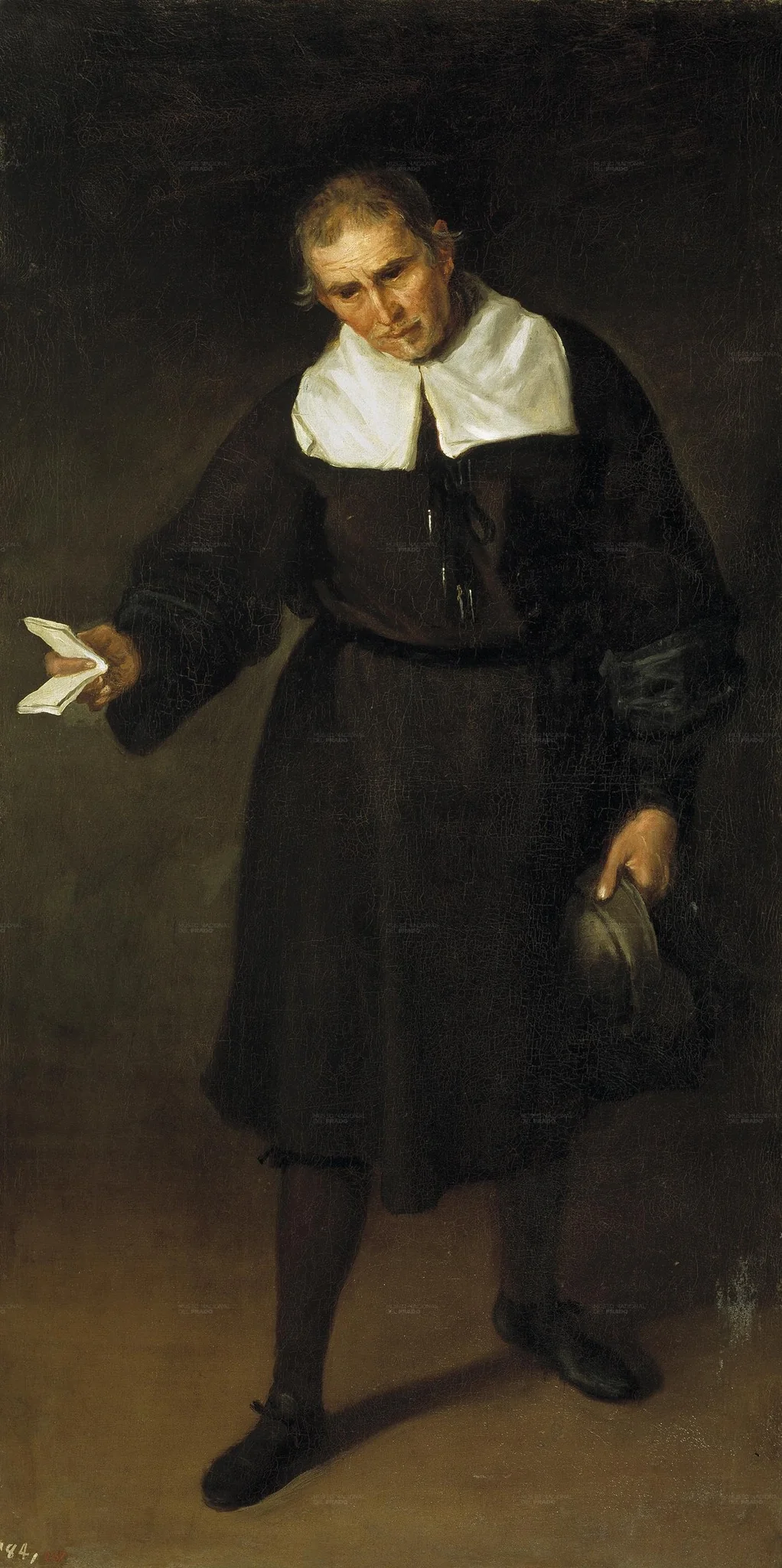 Le Bouffon Francisco Bazán, detail
