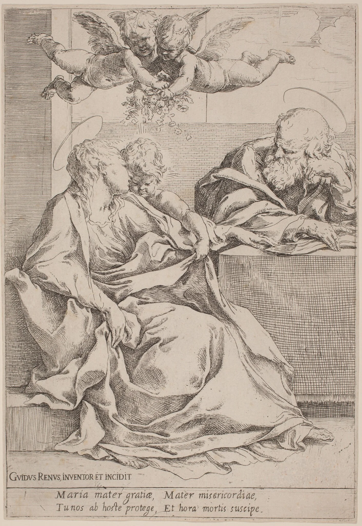 The Holy Family, detail