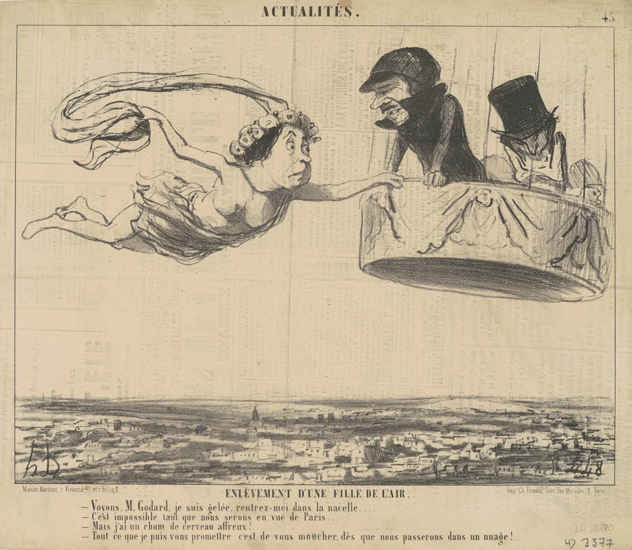 Enlèvement d'une fille de l'air, detail