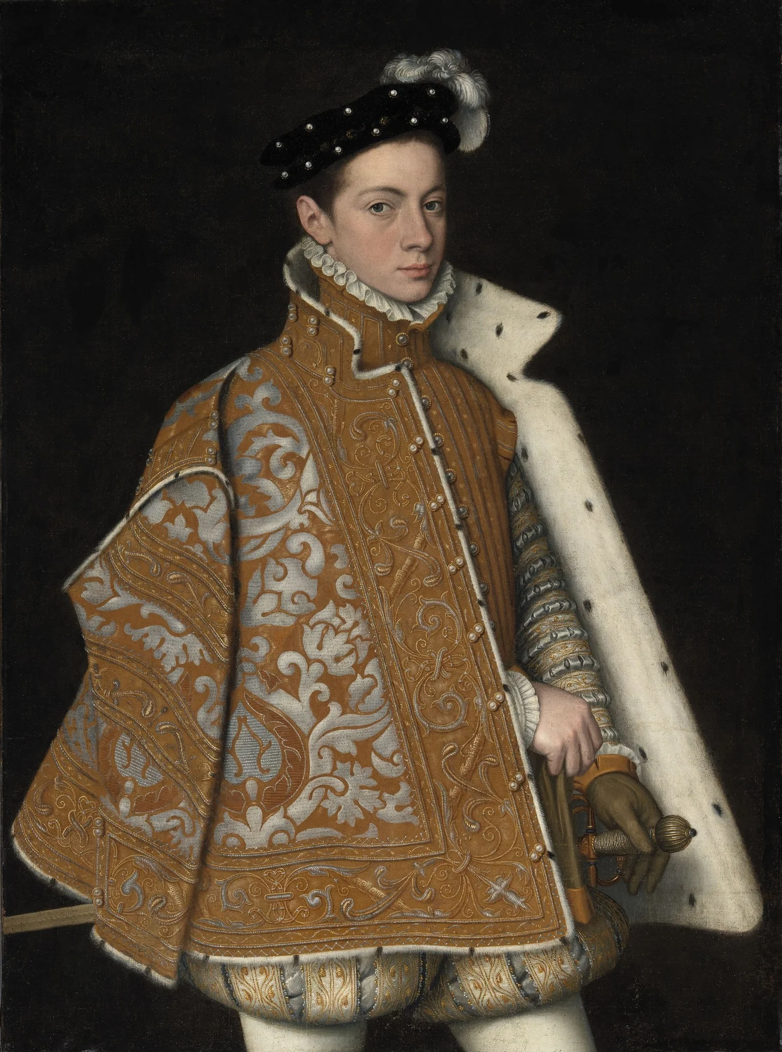 Portrait of Prince Alessandro Farnese, detail