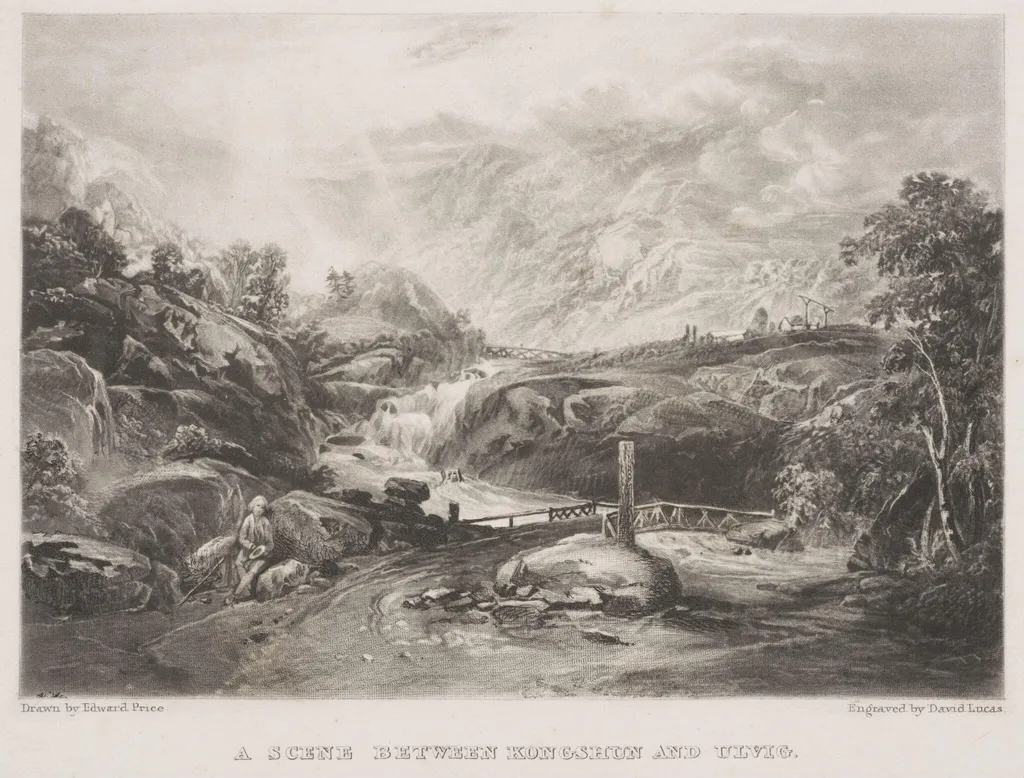 A Scene Between Kongshun and Ulvig, by Edward Price, 1834