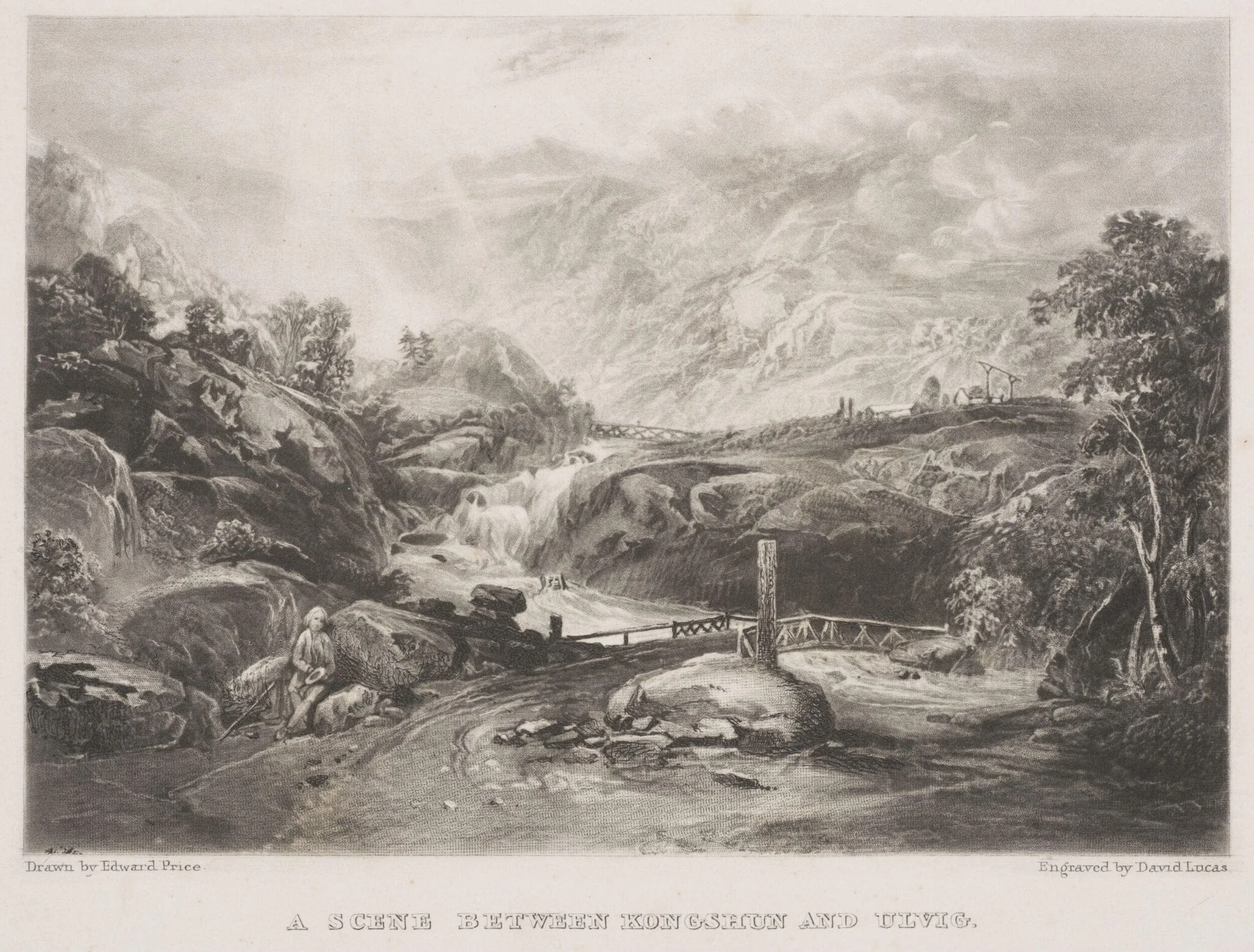 A Scene Between Kongshun and Ulvig, detail