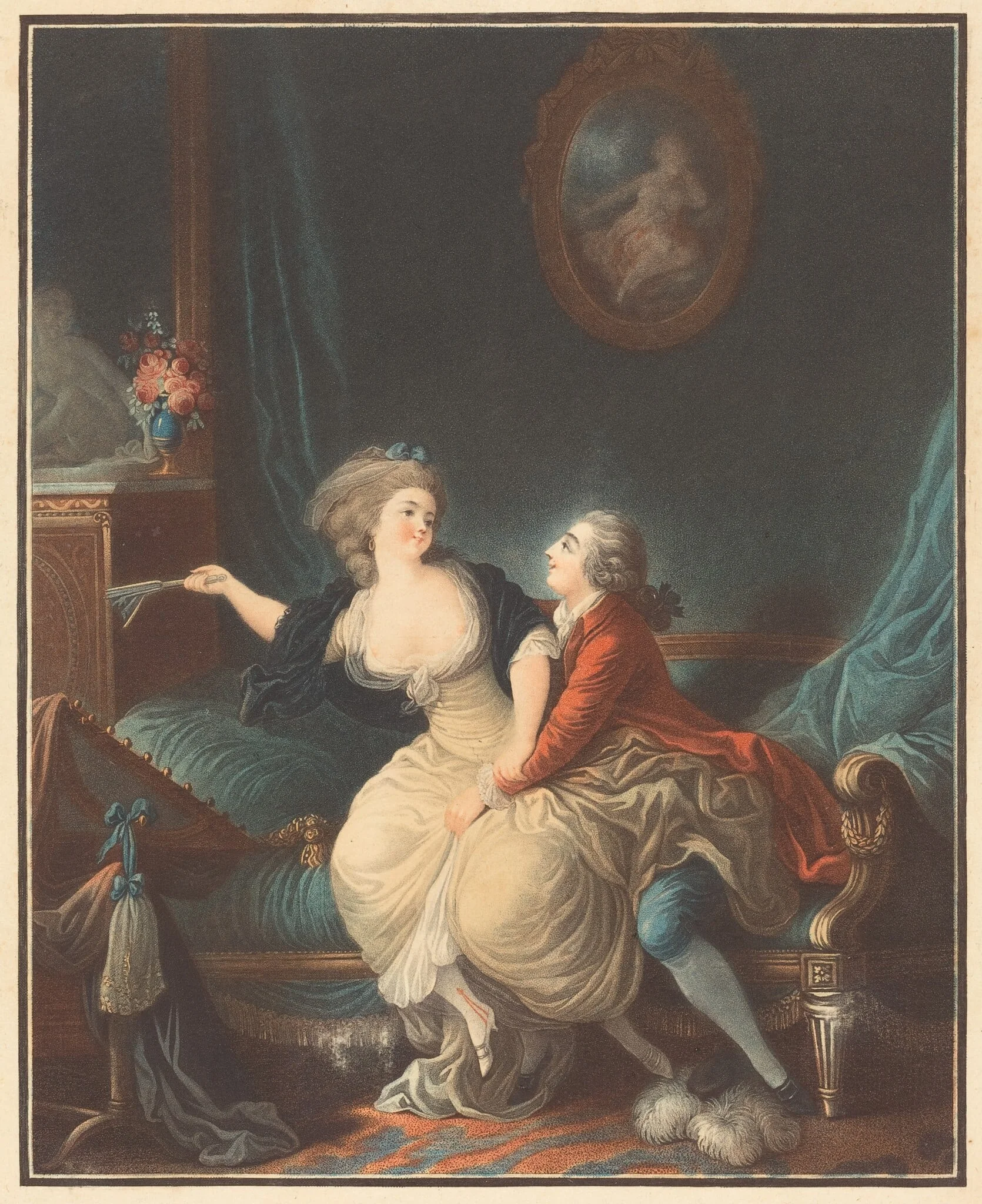 L'Eventail cassé, detail