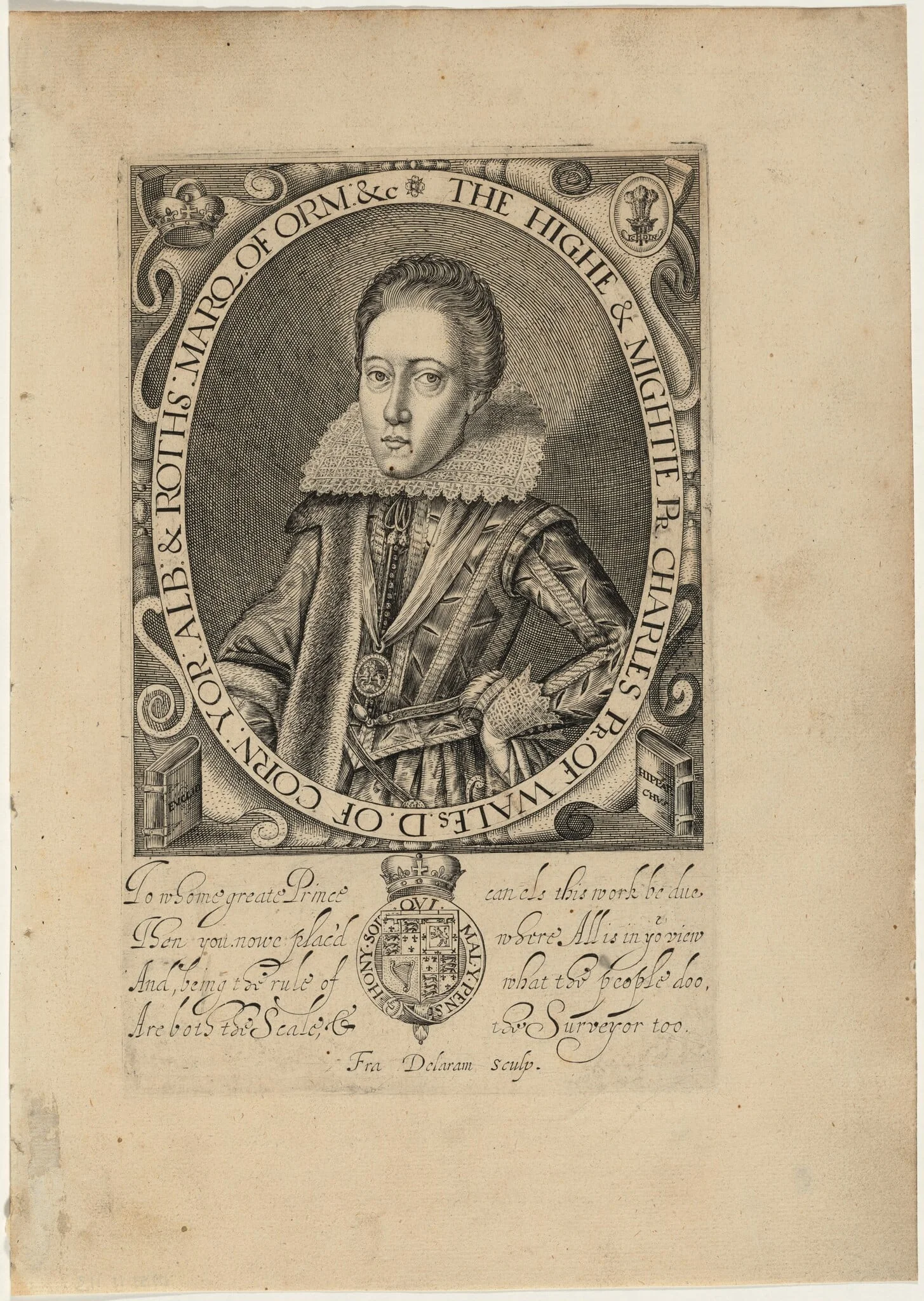 Charles I, as Prince of Wales, detail