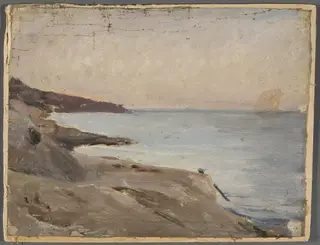 Marine landscape – Yalta. From the journey to Crimea, by Jan Ciągliński, unspecified, 1897