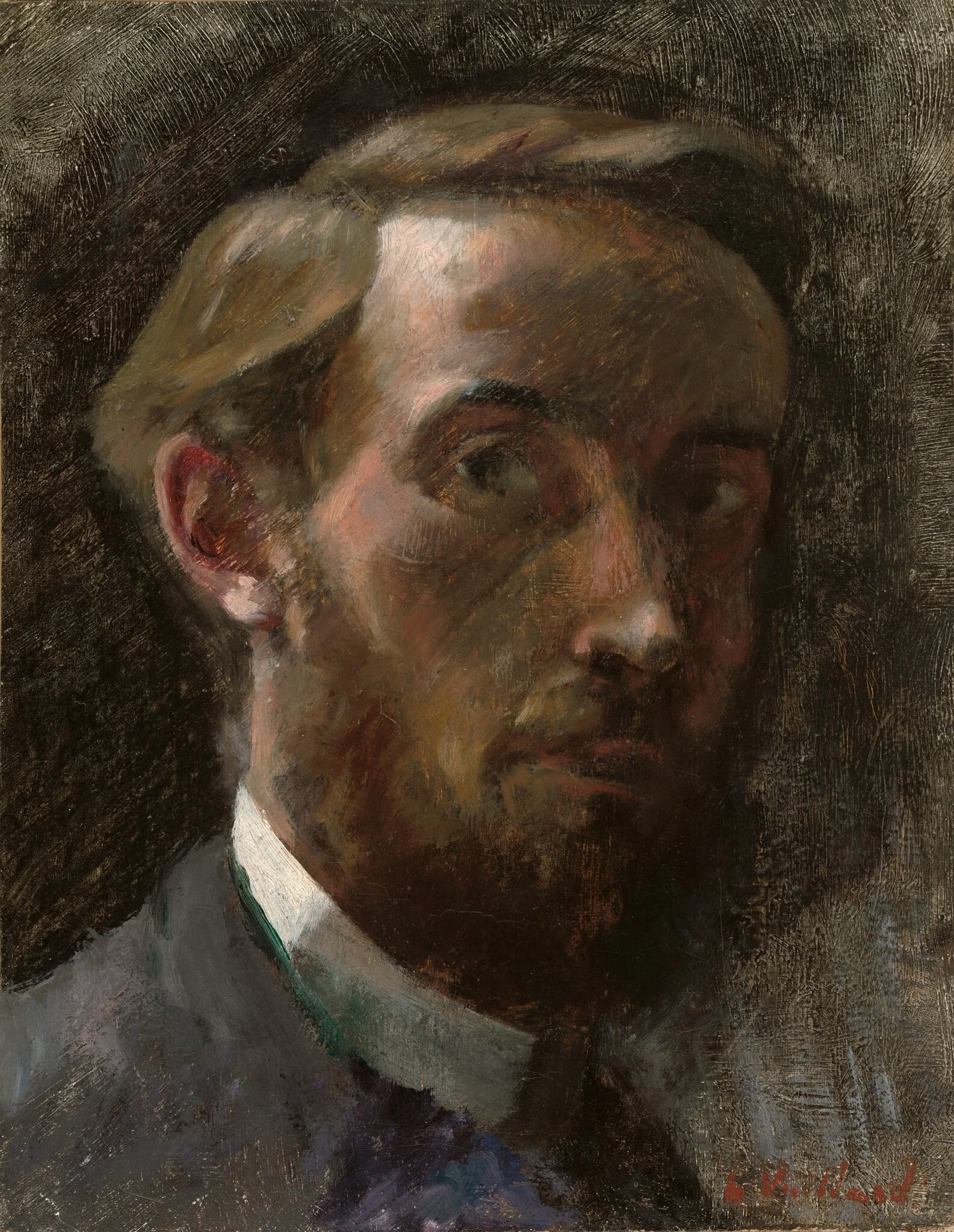 Self-Portrait, Aged 21, detail