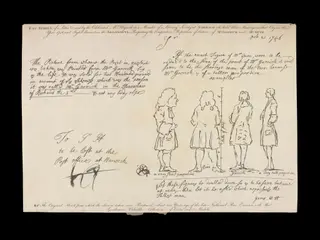 H Beard Print Collection, by William Hogarth, 1746