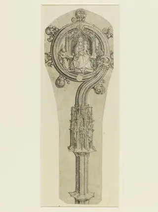 A Bishop's Crozier, by Martin Schongauer, 1478
