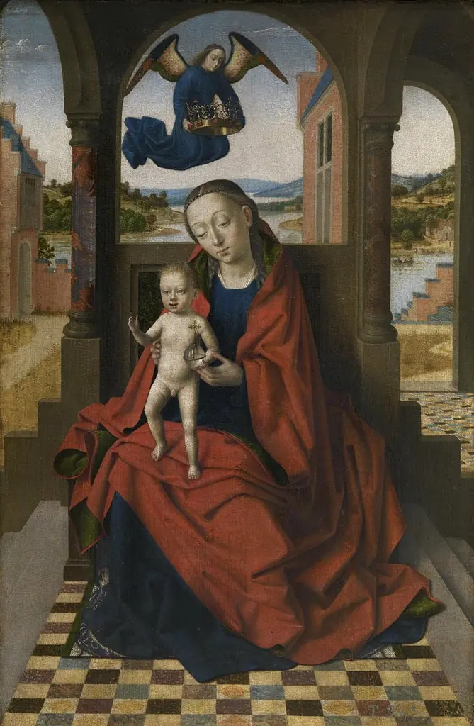 The Virgin and the Child, by Petrus Christus, oil, 1450