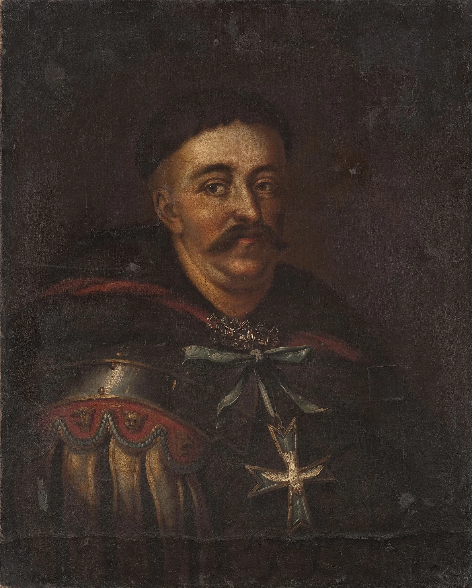 Portrait of John III Sobieski (1629–1696), King of Poland, detail