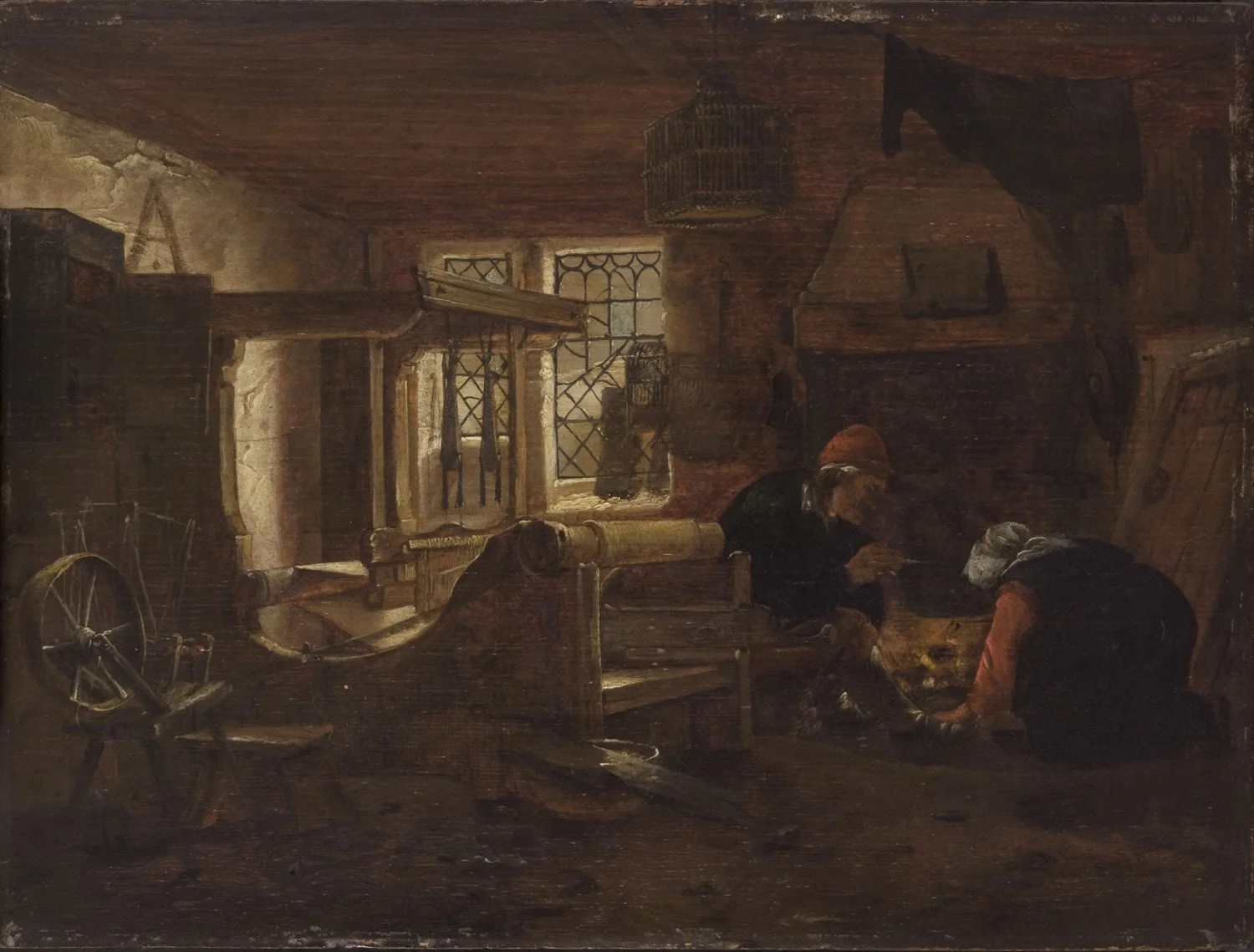 The Weaver, detail