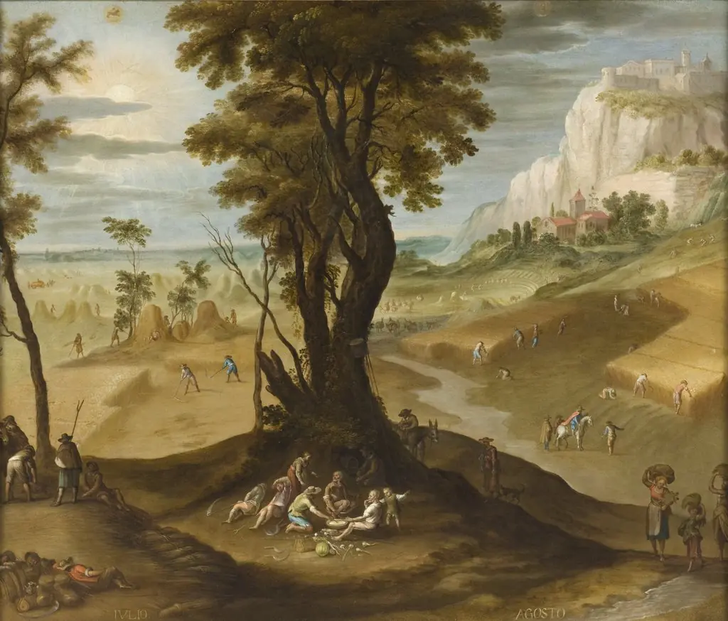 The Twelve Months of the Year (Los doce meses del año), by Antonio de Espinosa, unspecified, 1650