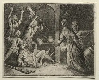 Reynard the Fox:  The Cat is Trapped, by Allart van Everdingen, 1662