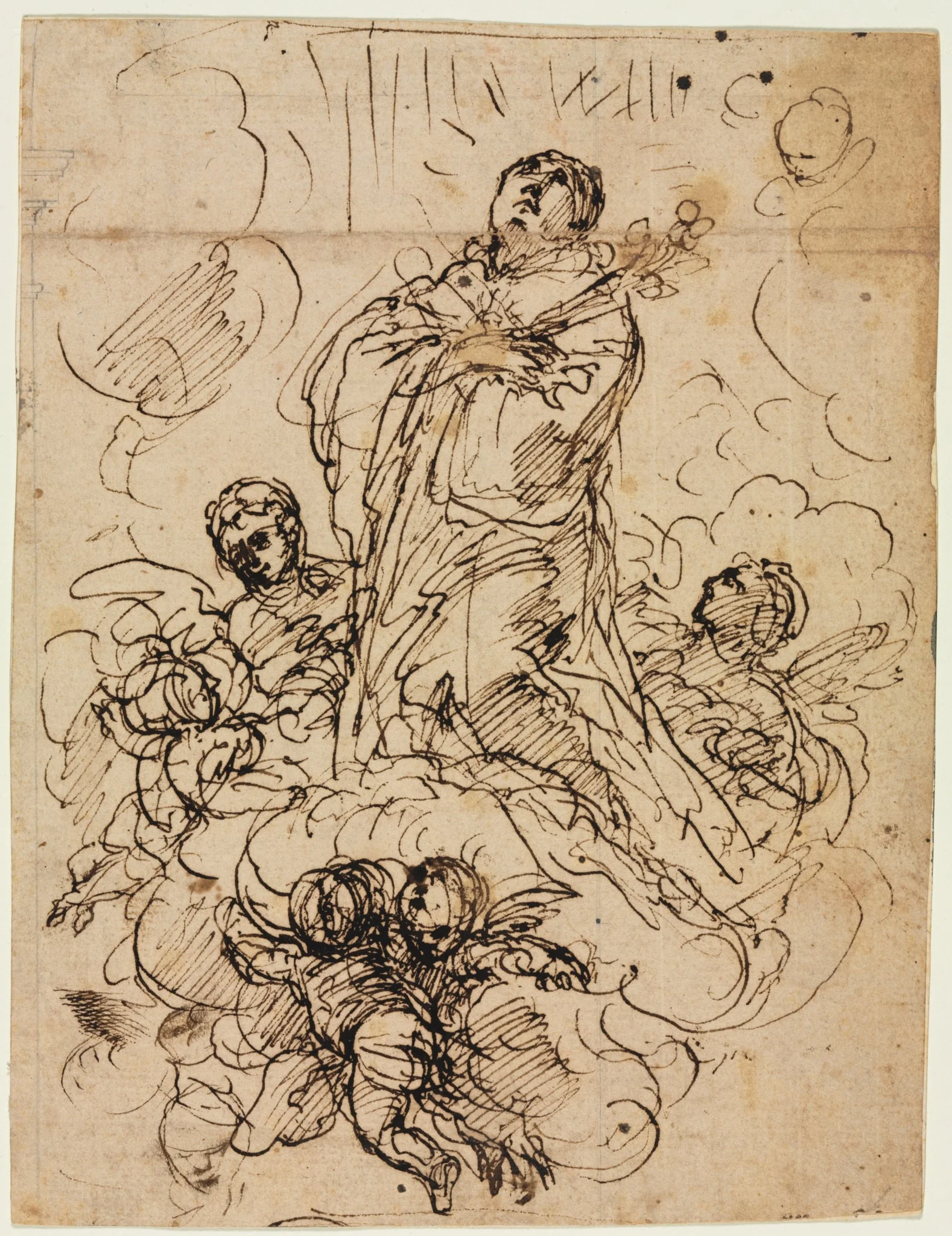 Apotheosis of a Saint, detail