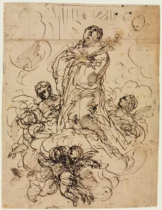 Apotheosis of a Saint, by Anton Domenico Gabbiani, 1700